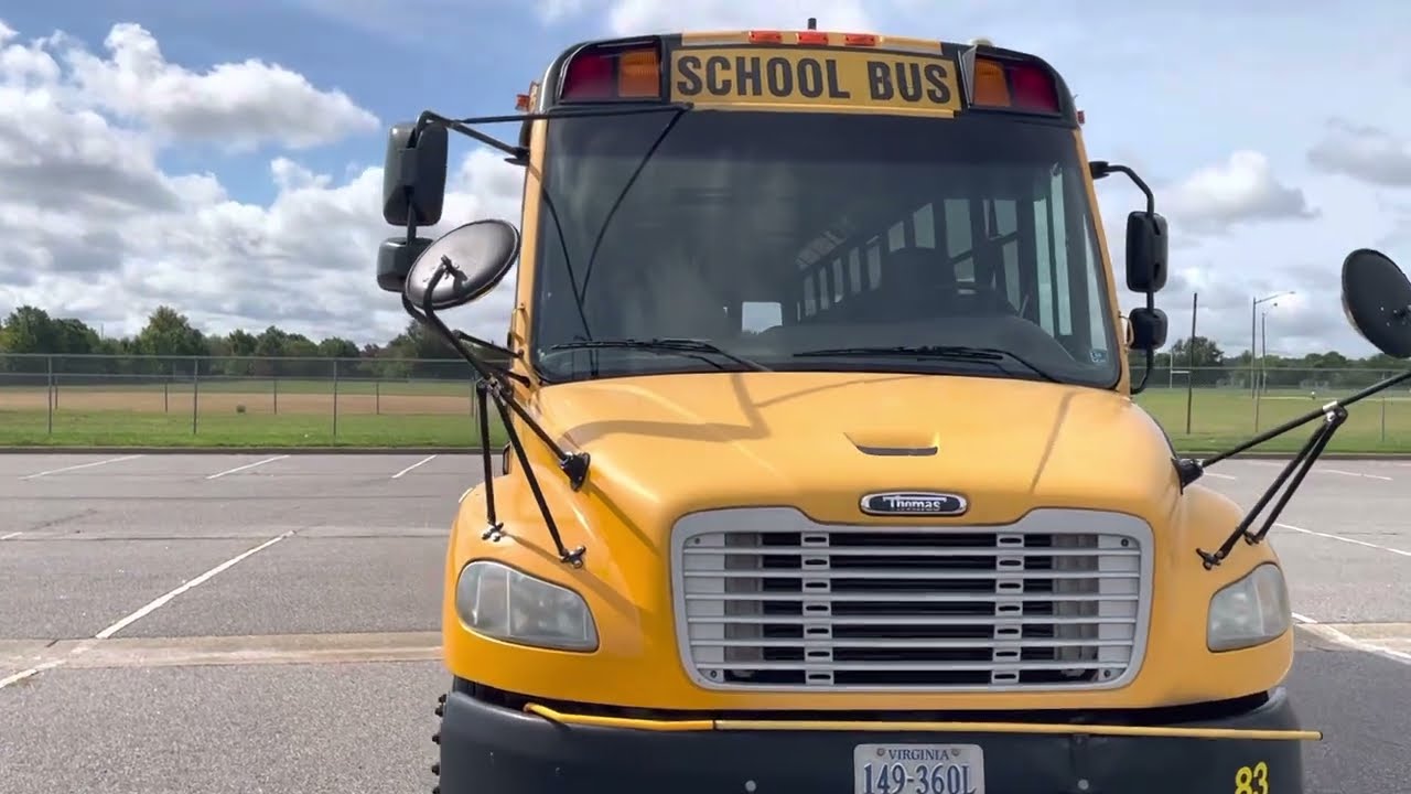 VBCPS Bus 83 Thomas C2 - Weird school bus sign! - YouTube VBCPS Bus 83 Thomas C2 - Weird school bus sign! - YouTube