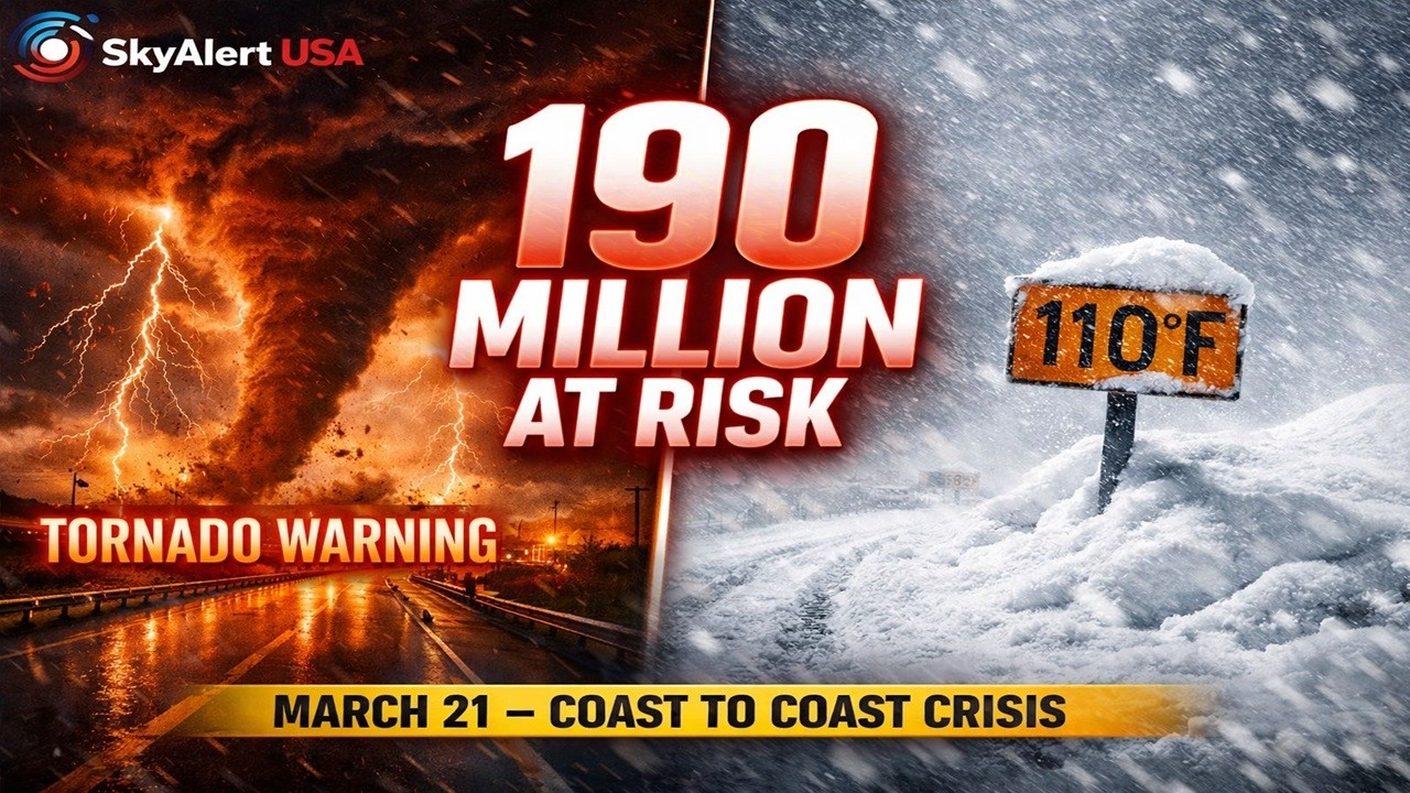 190 MILLION AMERICANS UNDER WEATHER ALERTS RIGHT NOW | Tornadoes ...