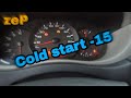 zeP renault master3 cold start (холодный запуск -15)