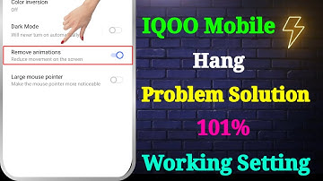iQOO Mobile Hang Problem | iQOO Phone Hang Kar Raha Hai | iQOO Mobile Hanging Problem Solution 