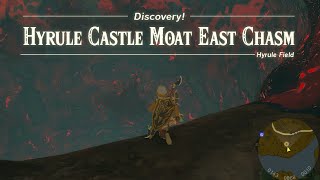 Legend of Zelda Tears of the Kingdom | How to find the Hyrule Castle Moat East Chasm + Reward!