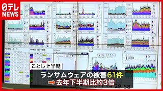 【被害増加】ランサムウェア被害“テレワーク感染”８割