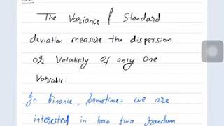 Introduction To Covariance and Correlation | Quants | CFA LEVEL 1