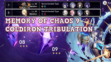 Memory of Chaos Stage 9 with Level60 Pela | Coldiron Tribulation - Honkai: Star Rail