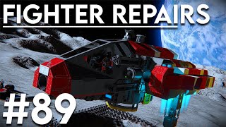 Moon fighter upgrades - Space Engineers solo survival #89