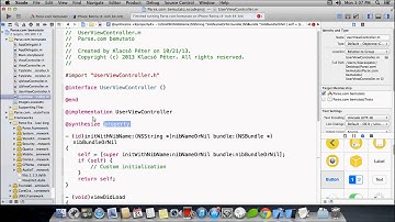PecsXcode Xcode 5 tutorial Parse.com PFUser