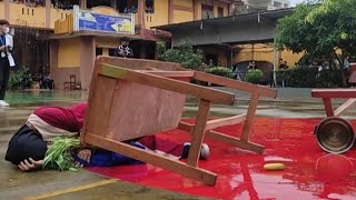 TIBA TIBA GEMPA..!! DEMO ESKUL PMR || PENUTUPAN MPLS SMK KBM1 KOTA BEKASI
