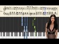 Selena Gomez - Kill Em With Kindness - Piano Tutorial + Sheets