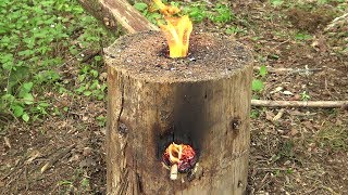 How To Make A Wooden Rocket Stove