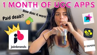 Getting Paid with UGC | One Month Review Using Content Creator Apps screenshot 3