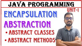 Java Programming | Telugu | Encapsulation | Abstraction | JNTU