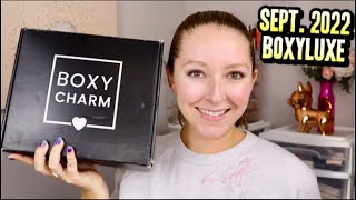 SEPTEMBER 2022 BOXYLUXE UNBOXING!