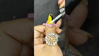 begginers friendly easy nail art design 😍 #youtubeshorts #nails #stripnailart #fallnails