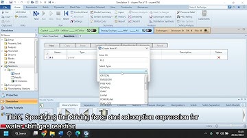 Aspen Plus : Methanol Reactor with LHHW Kinetic Reaction