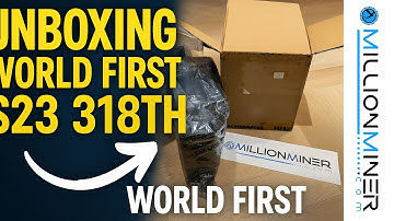 UNBOXING Bitmain Antminer S23 (318TH) 🚀 WORLD’S FIRST Look! | Mining Beast 2025