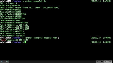 Beginners Tutorial on SQLite3 in the Linux Shell Script Part 4