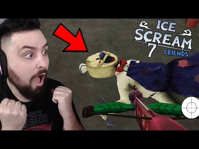 CONSEGUINDO A NOVA ARMA SECRETA DO SORVETEIRO ROD !! - INCRÍVEL! - Ice  Scream 7 (JOGO DE TERROR) 