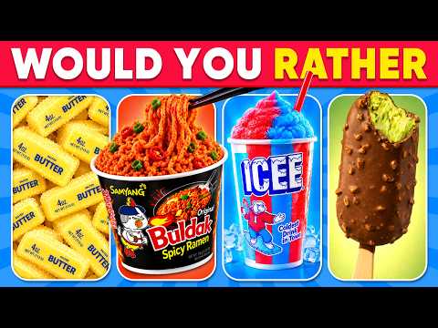 Would You Rather...? 🧁🍟 SWEET vs SAVORY 🍜🍓 Sweet & Salty Food Battle ~ Daily Quiz