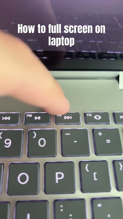 How To Get Full Screen On Mac Using Keyboard