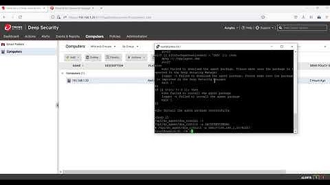 Install DSAgent on CentOS 8_Deep Security Manager