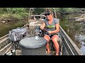 Setting Trot Lines & Bush Hooks for Catfish and Gar during the Quarantine PART 1