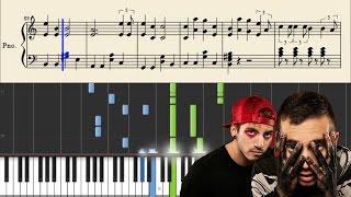 twenty one pilots: Heathens - Advanced Piano Tutorial + Sheets