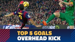 TOP GOALS | Five great Barça overhead kicks