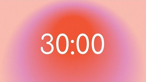 Red Aura 30 Minute Timer