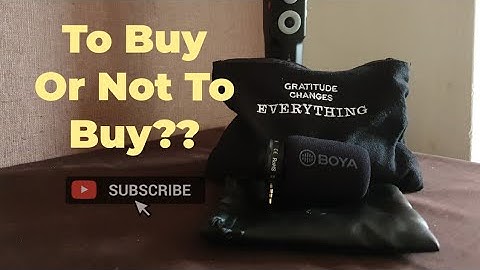 Boya BY-A7H Condenser Microphone Comparison & Sound test