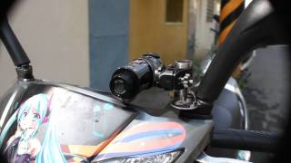 ADR36 行車紀錄器裝上自製車架