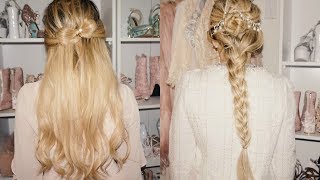 My 3 Favorite Girly Hairstyles Tutorial I Went Back To Blonde Hair