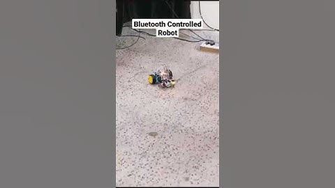 Bluetooth Controlled Robot made by students of Summer Training 2023 #training #robotics