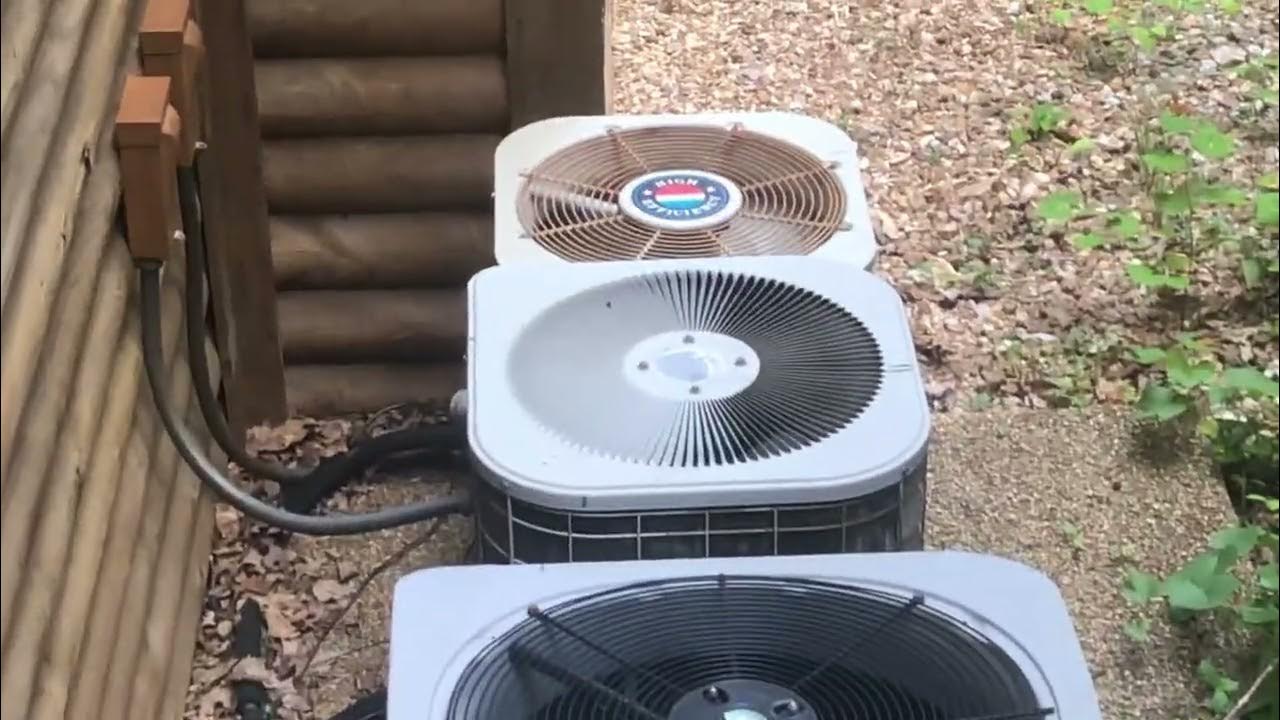 2003 2 ton Tappan air conditioner starting up YouTube