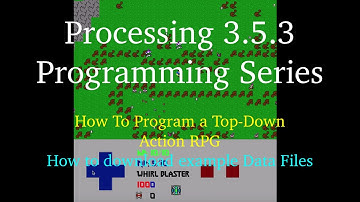 How to make a Top-Down Action RPG - Example Data | Beginner Programming | Processing 3.5.3