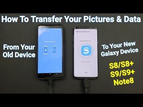 Setting up My New Galaxy  S9 & S9 Plus Using Samsung Smart Switch (Works on S8,S8+,Note 8,Note 9)