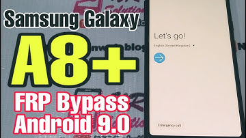 Samsung Galaxy A8/A8 Plus Frp Google Account Bypass Android 9.0 | Without PC | Without App