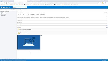 Wiki Features Within Acumatica that can be Used for Communication