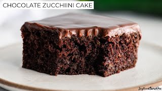 Best chocolate zucchini cake recipe
