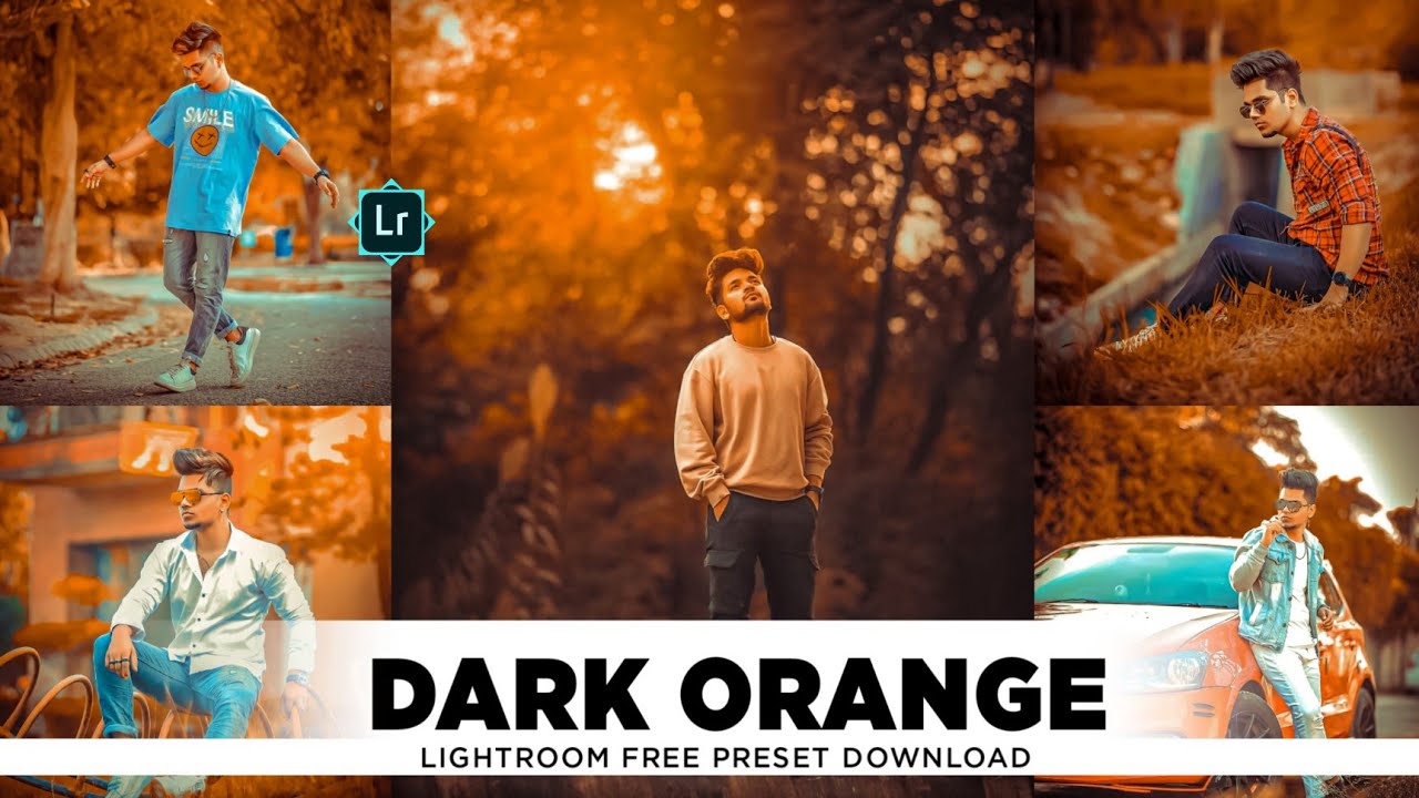 Lightroom Mobile Preset Free DNG | Dark Orange Preset | Orange Tone | Lightroom Preset Free Download