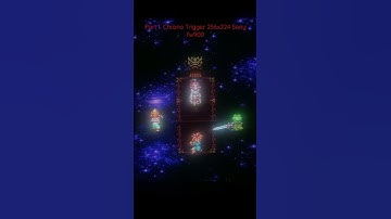 Chrono Trigger opening Sony fw900 crt 256x224 native zero scaling.