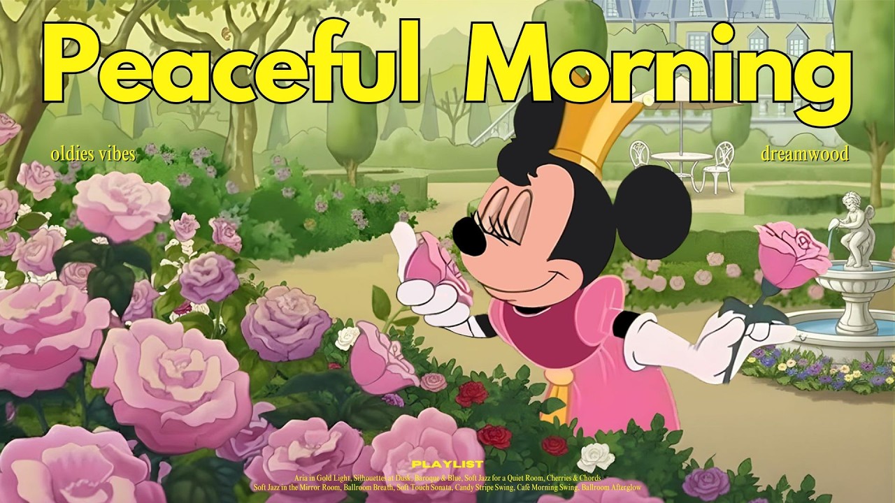 A Peaceful Garden Stroll with Minnie | Cozy Jazz Music Playlist for Relax & Unwind