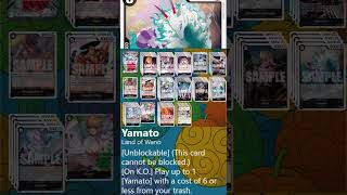 1st Place Black Yamato! (OP16) #OnePieceTCG #OPTCG #Yamato