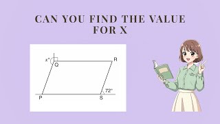 Can You Solve For Angle x Parallelogram Geometry Challenge!