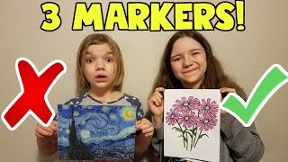 3 Marker Challenge Totally Fake Edition Babyteeth More