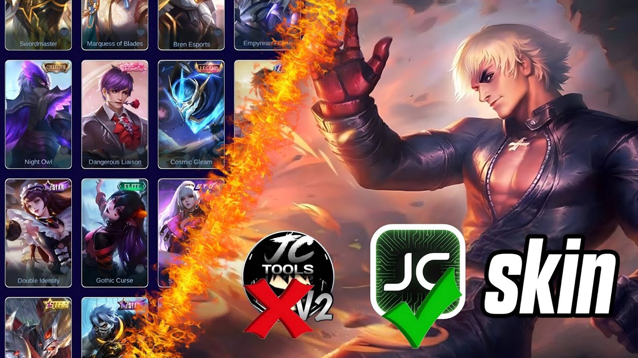 Injector free skin app mobile legends No Skin Gameplay 