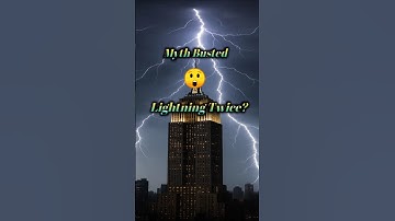 Lightning never strikes twice? Myth Busted ⚡🔥 #Shorts