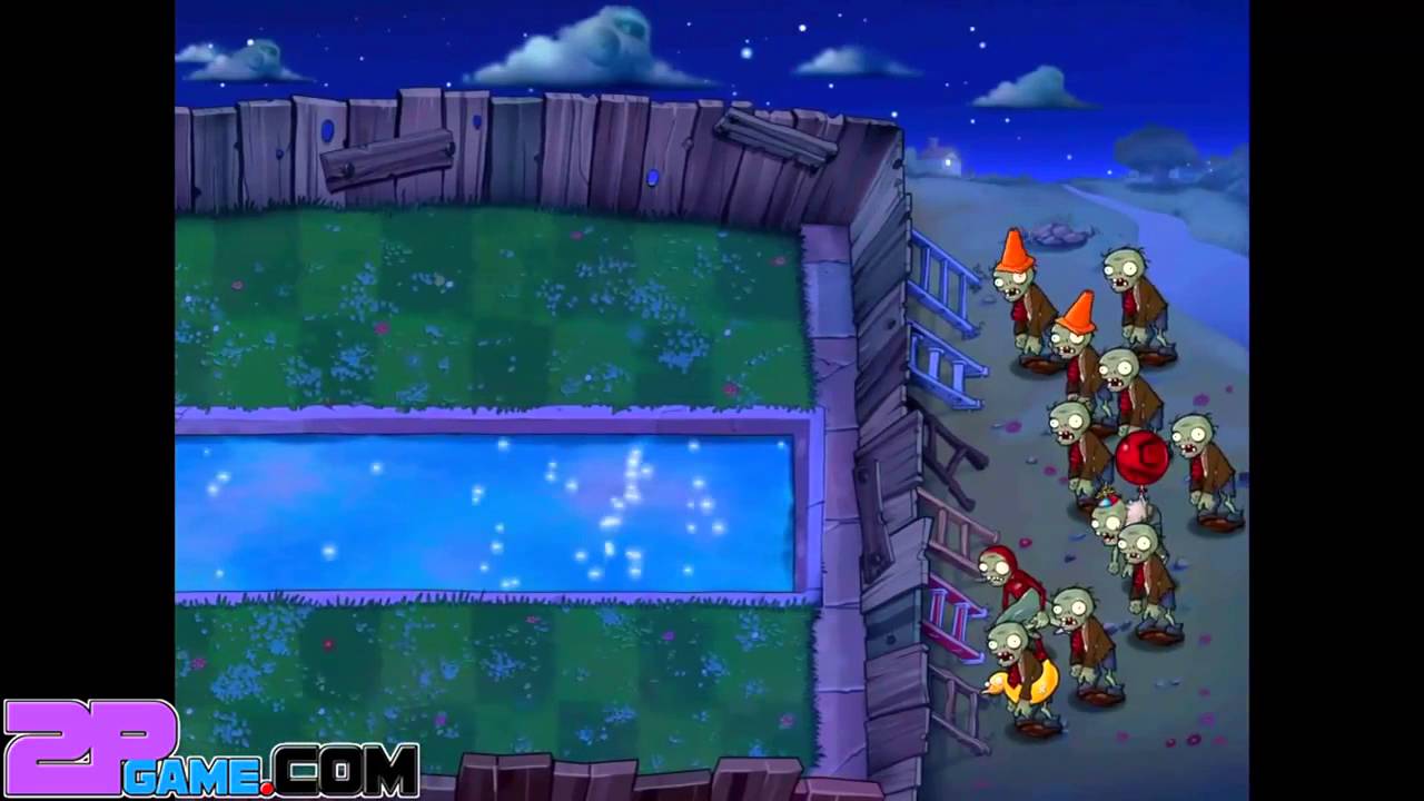 Plants vs. Zombies - Gameplay Walkthrough Part 7 - World 4 (HD) - YouTube