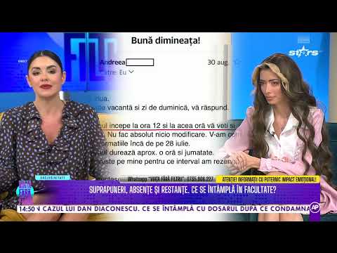 Alina acuză o facultate că a suprapus două restanțe în aceeași zi | Viața fără filtru | Antena Stars