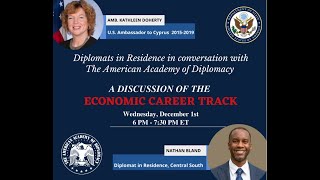 Economic Career Track with Ambassador Kathleen Doherty & DIR Nathan Bland