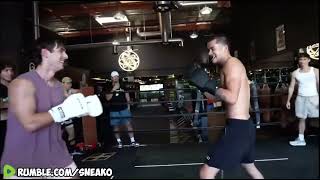 Sneako vs Bryce hall boxing🥊